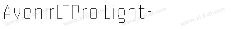 AvenirLTPro Light字体转换
